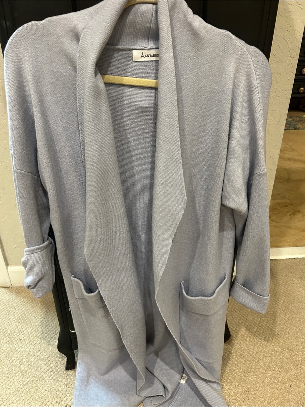 Mid length sweater coat